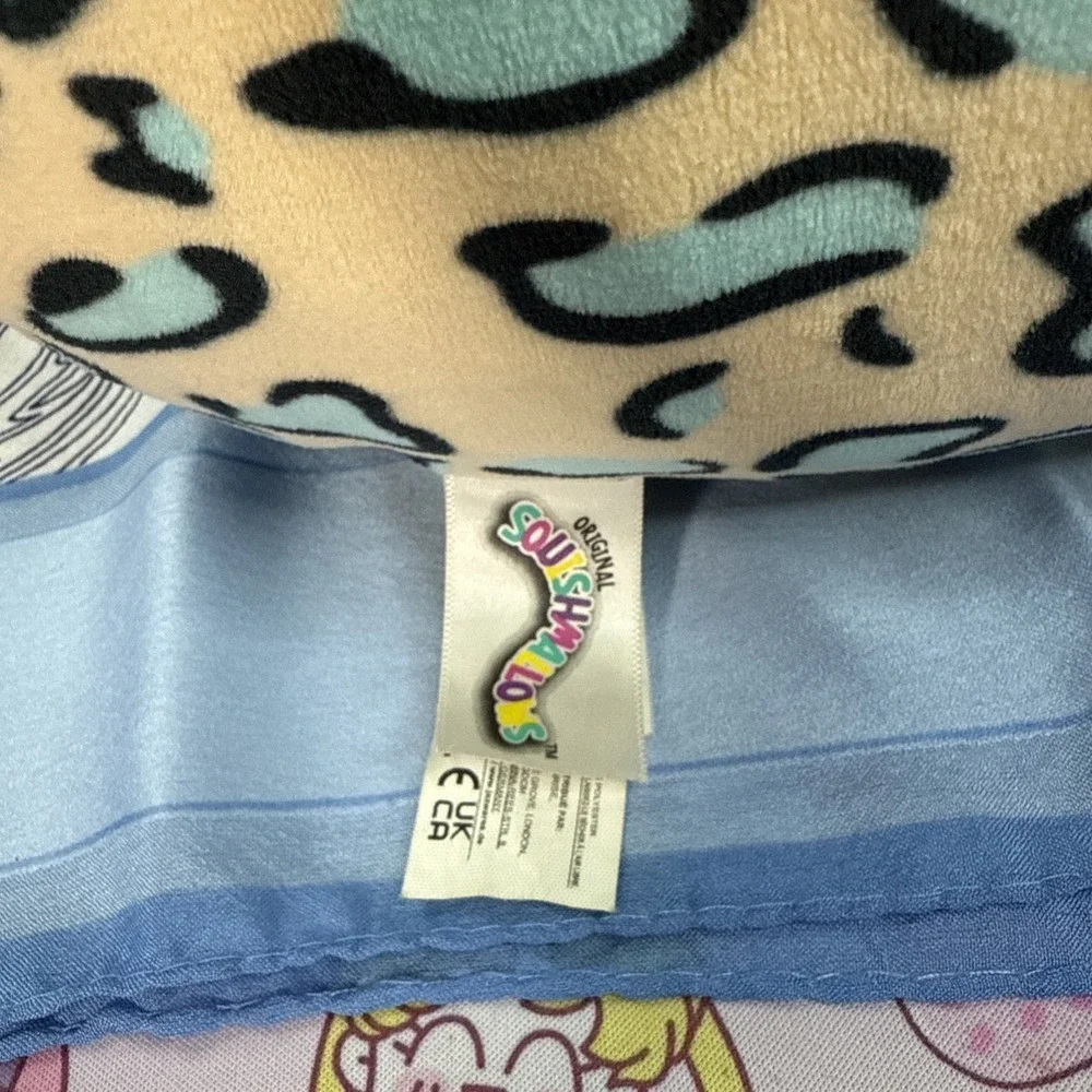 Squishmallow Stackable Emanga‎ The Teal Spotted Leopard, Soft & Adorable